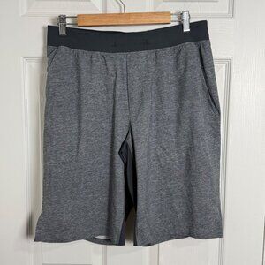 Lululemon T.H.E. Short Mens Large Gray Unlined Stretch Gym Activewear Athleisure